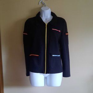 Norm Thomson Casual Jacket 100% Cotton with zipper embelishments